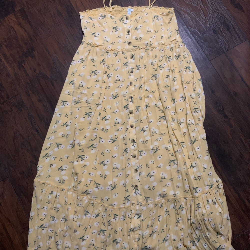 dip Yellow Floral Dress